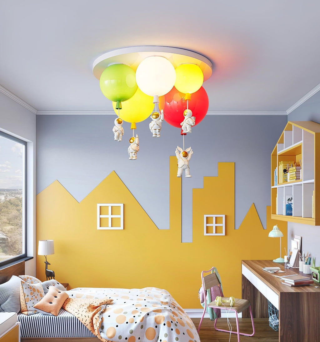 Astro Balloon Adventure Kids Ceiling Light