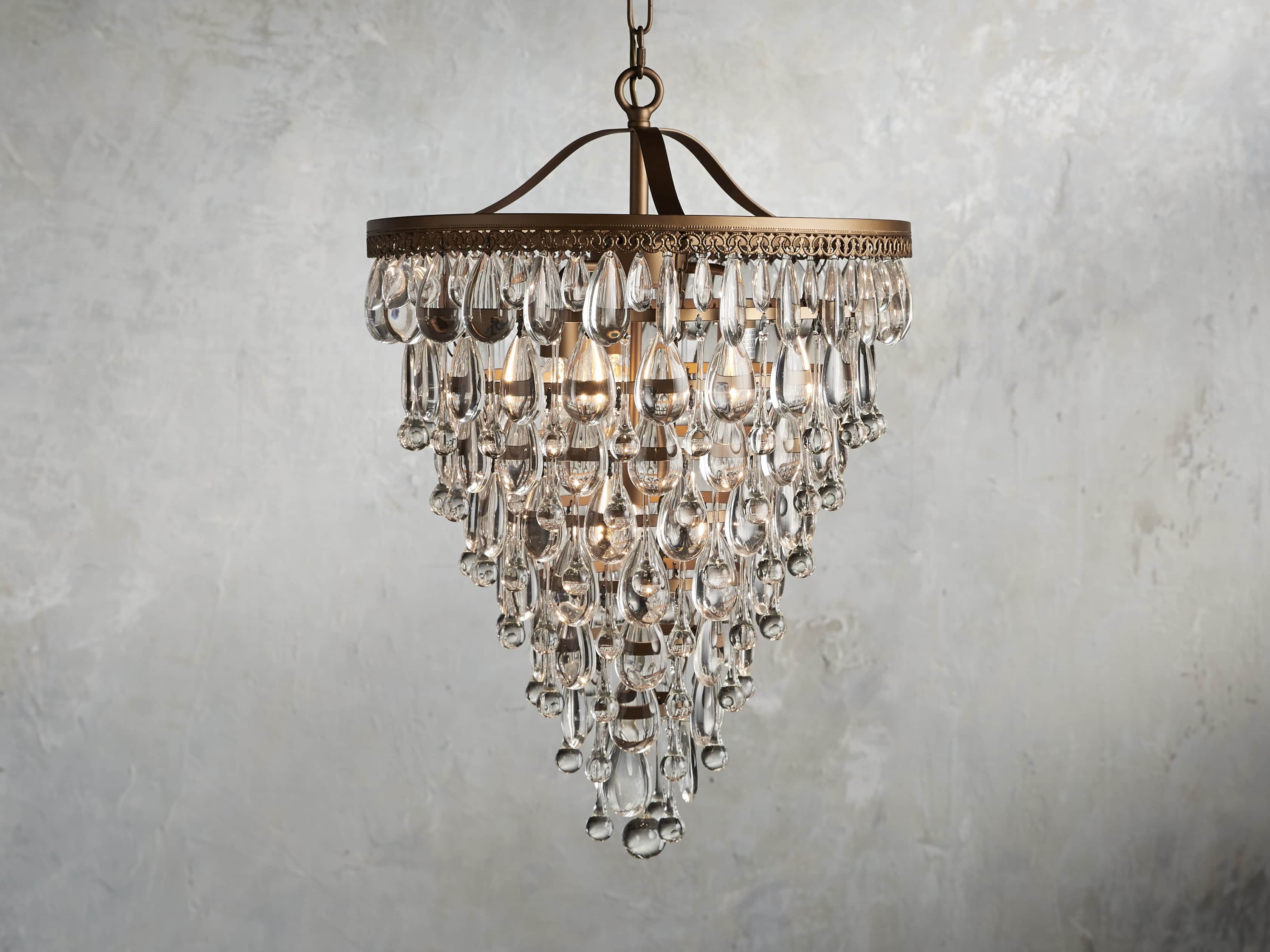 Aurelia Crystal Drop Chandelier