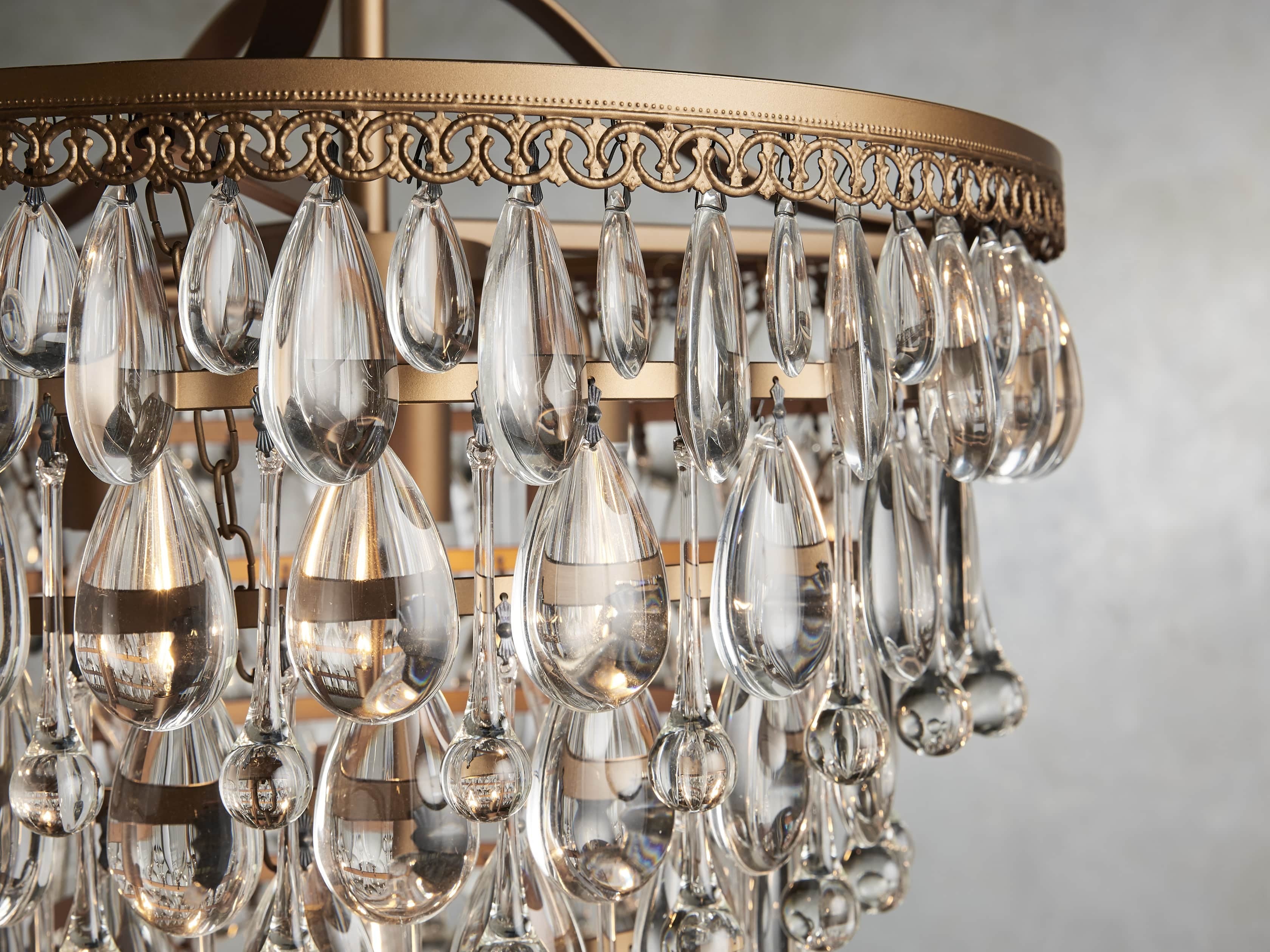 Aurelia Crystal Drop Chandelier