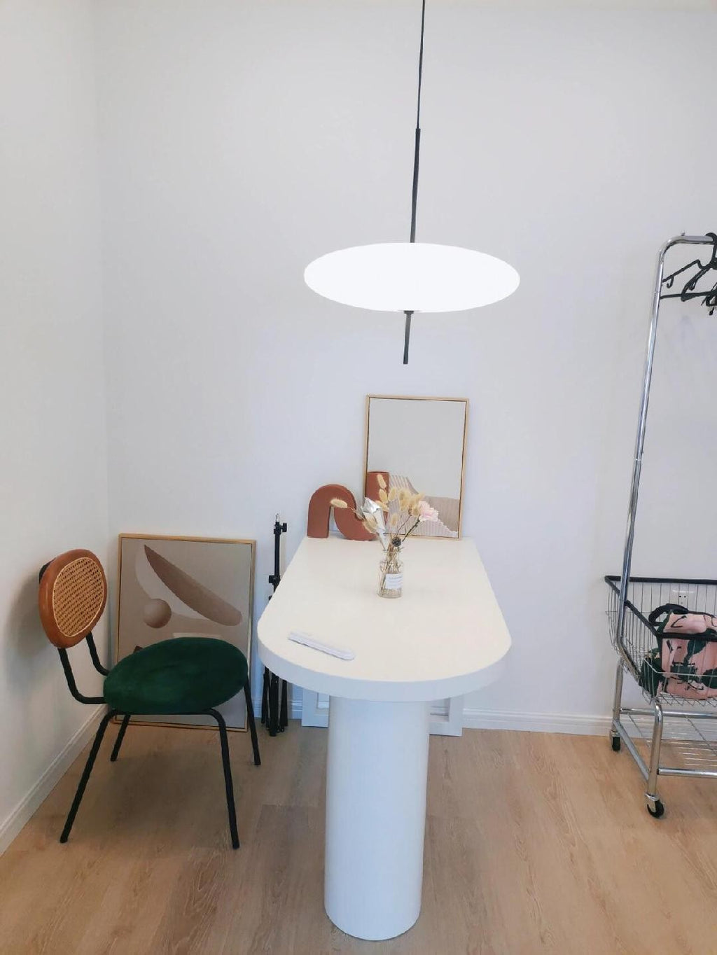 Aurelia Dual-Dish Pendant Light