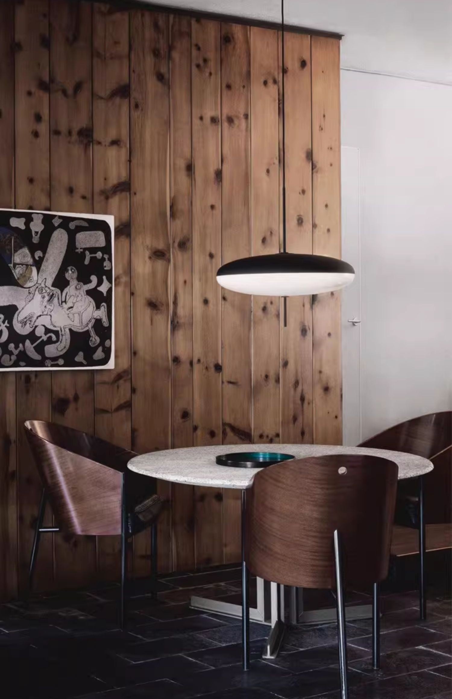 Aurelia Dual-Dish Pendant Light