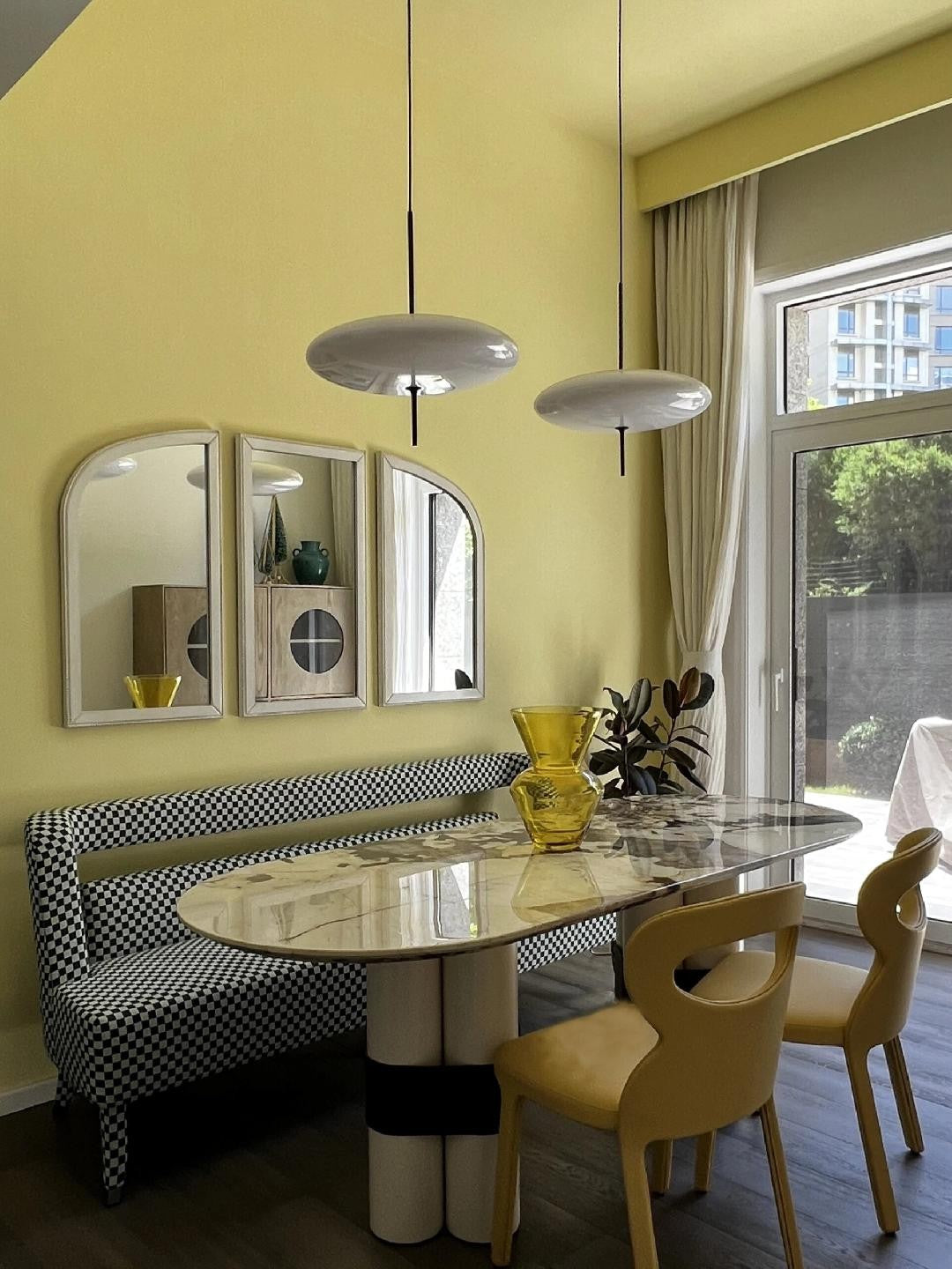 Aurelia Dual-Dish Pendant Light