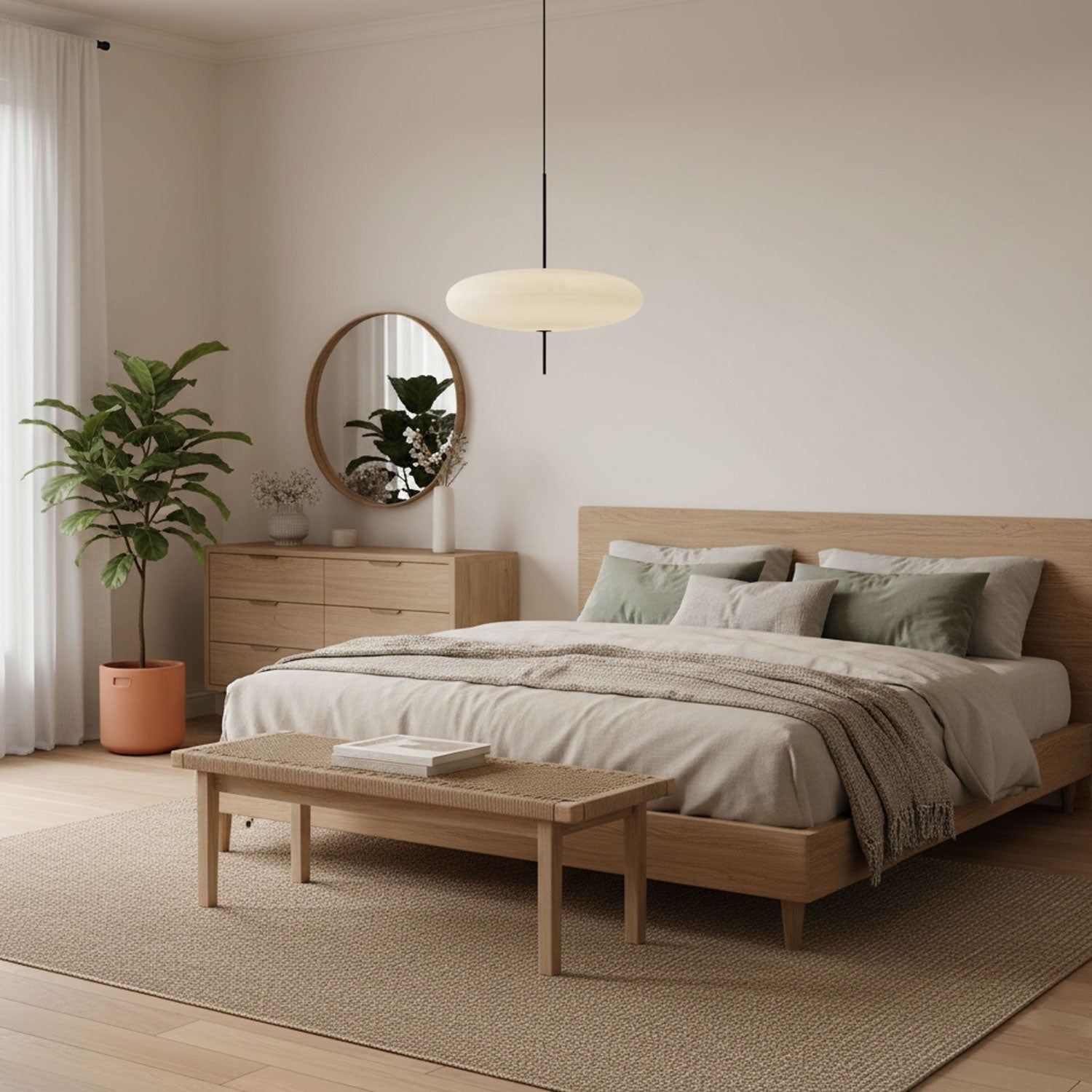 Aurelia Dual-Dish Pendant Light