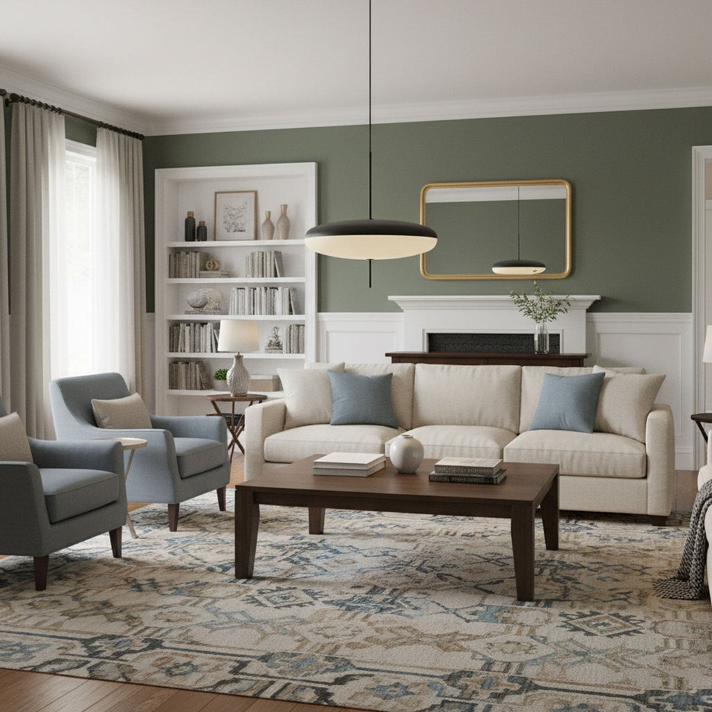 Aurelia Dual-Dish Pendant Light