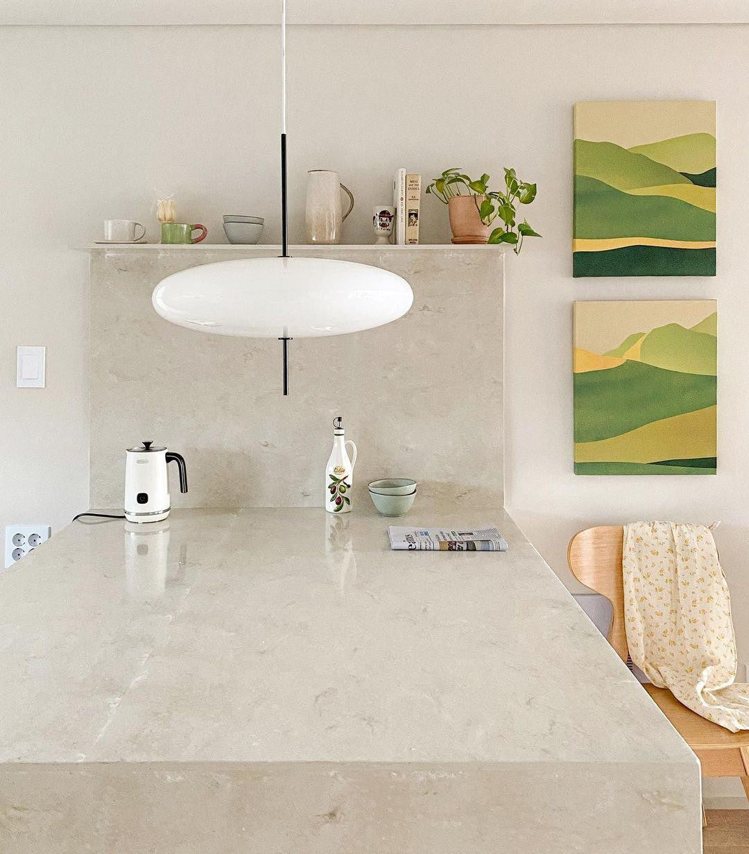 Aurelia Dual-Dish Pendant Light