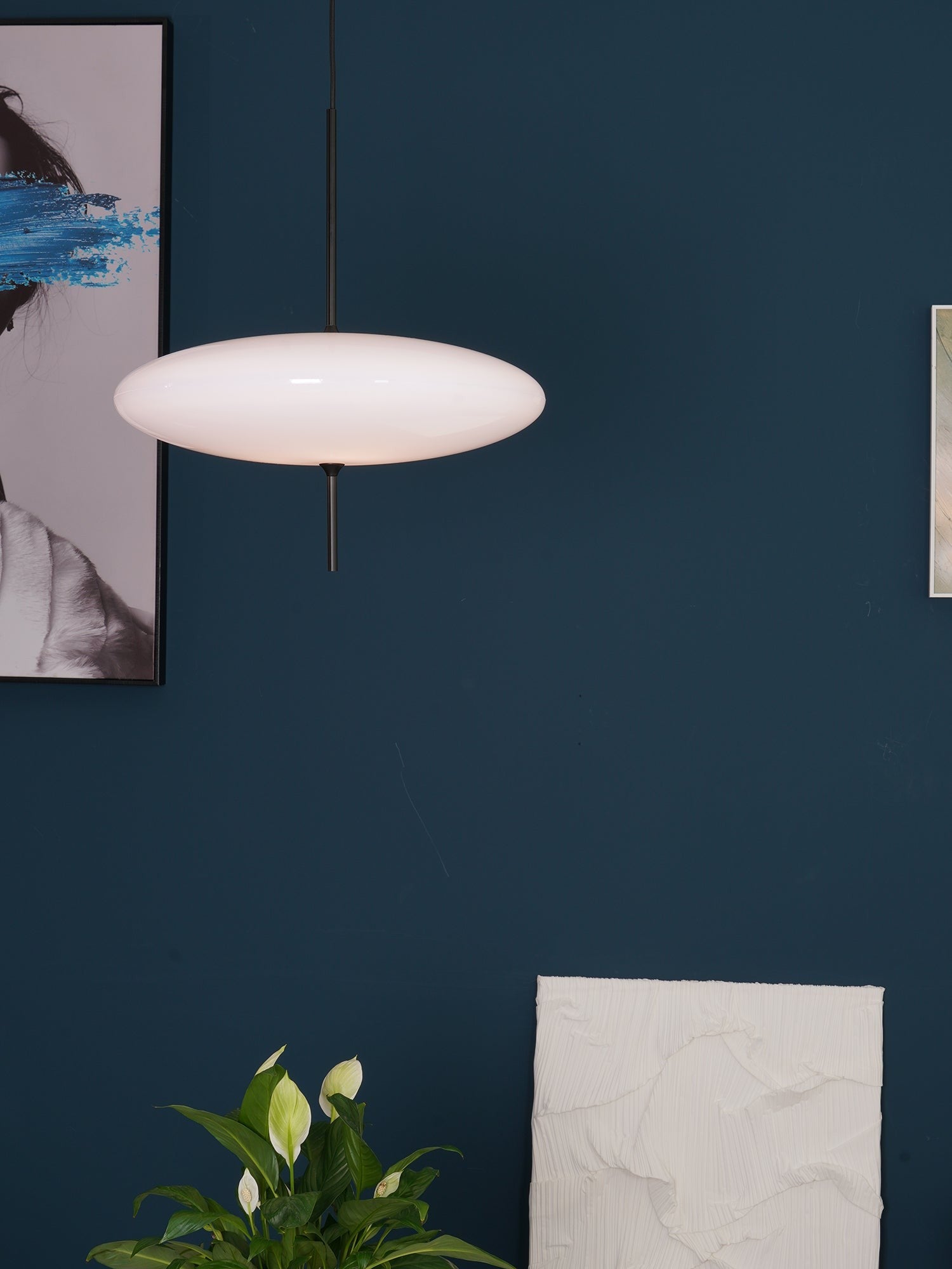 Aurelia Dual-Dish Pendant Light