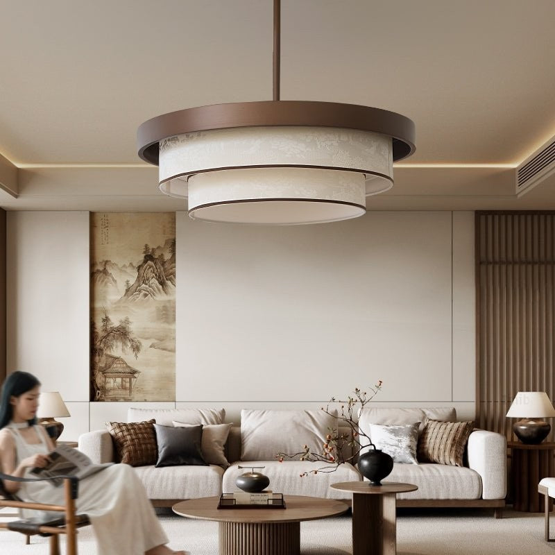 Aurelia Triple Halo Pendant Light