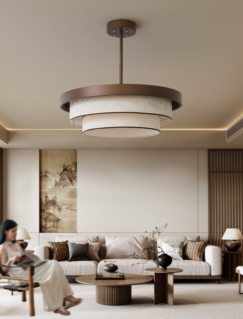Aurelia Triple Halo Pendant Light