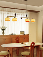Aurelio Amber Glass Linear Pendant