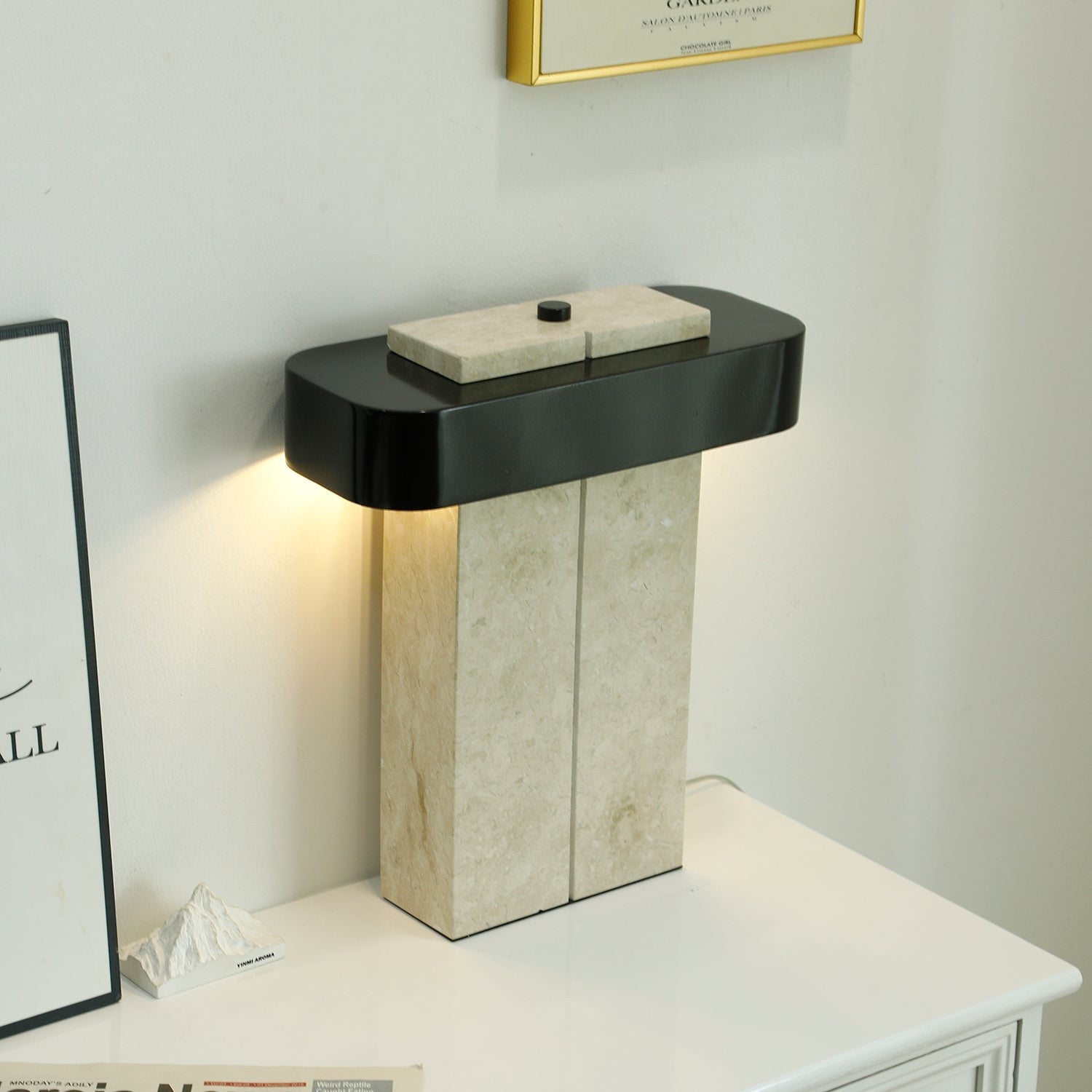 Aurelius Marble Accent Table Lamp
