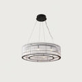 Aureon Crystal Tube Ring Chandelier