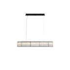 Aureon Crystal Tube Ring Chandelier