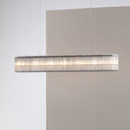 Aureon Crystal Tube Ring Chandelier