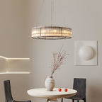 Aureon Crystal Tube Ring Chandelier