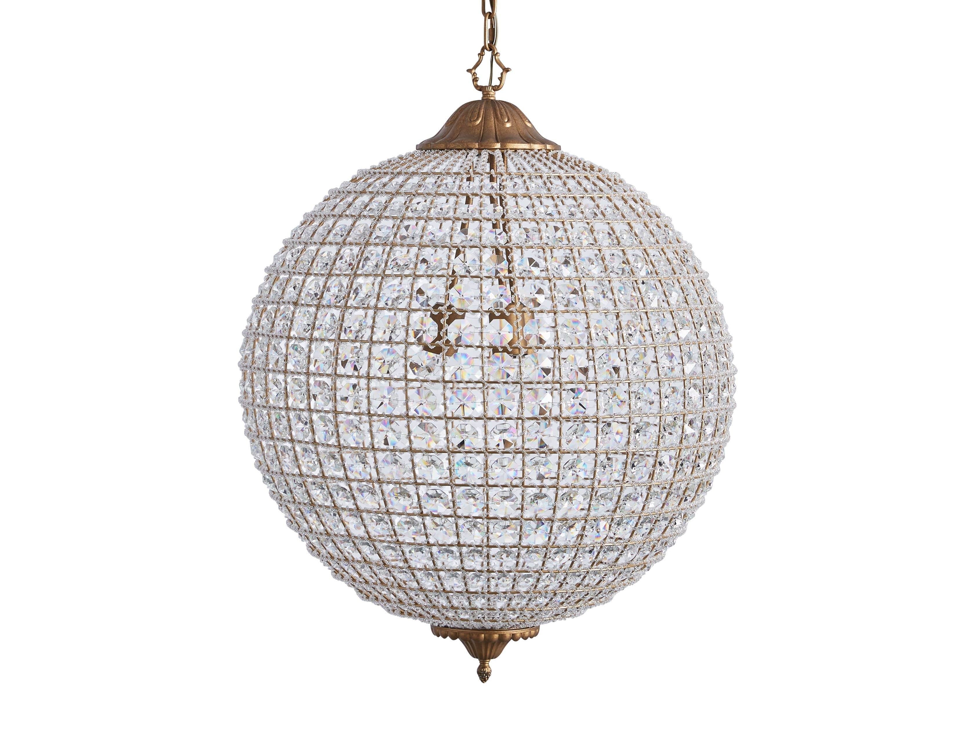 Aurora Crystal Sphere Chandelier