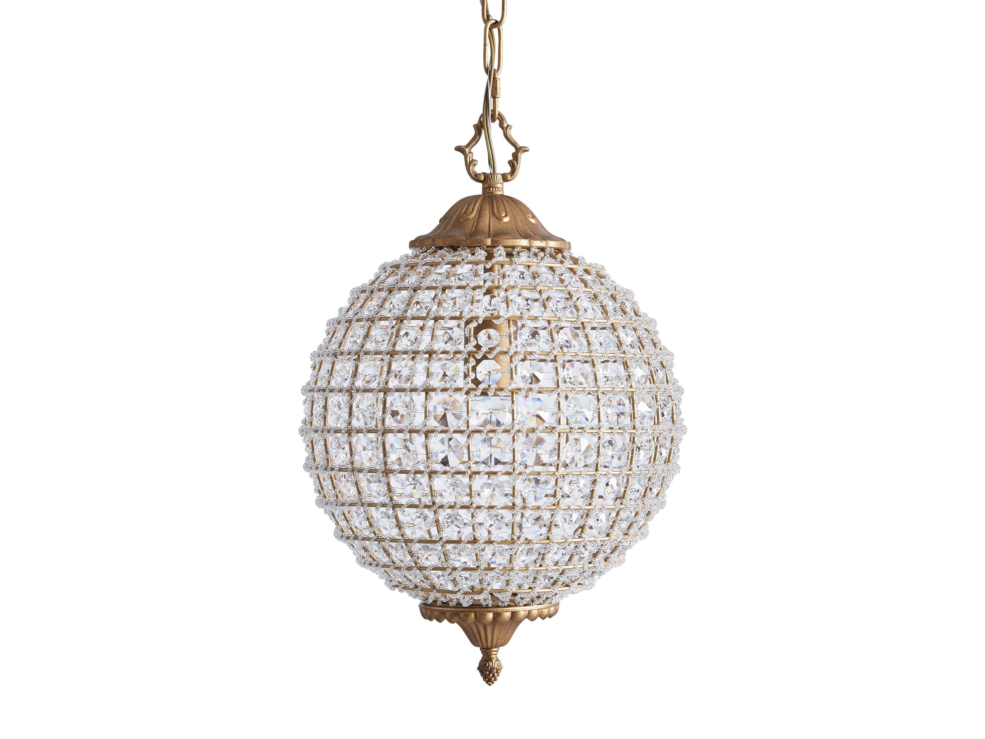 Aurora Crystal Sphere Chandelier
