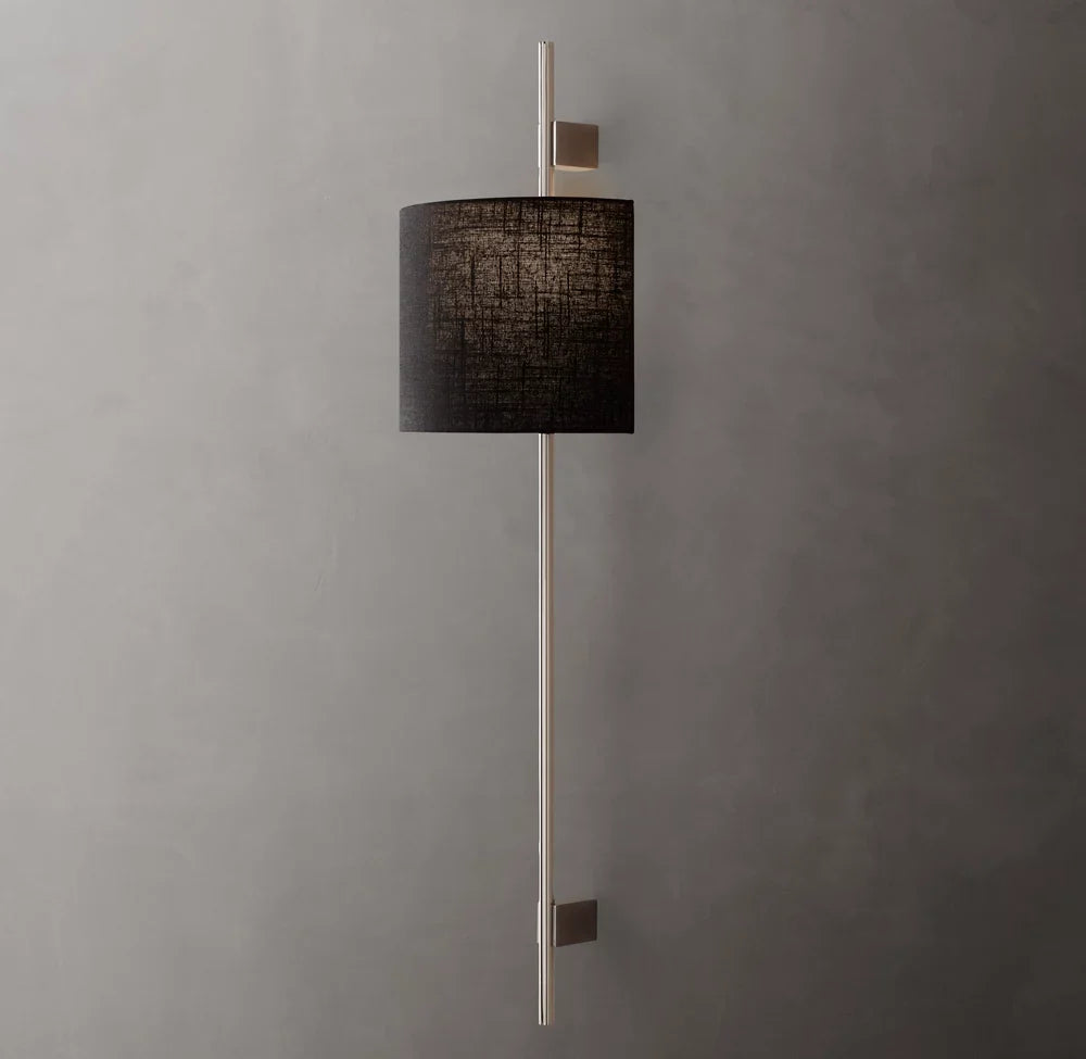 Vela Round Bar Sconce - Round Shade