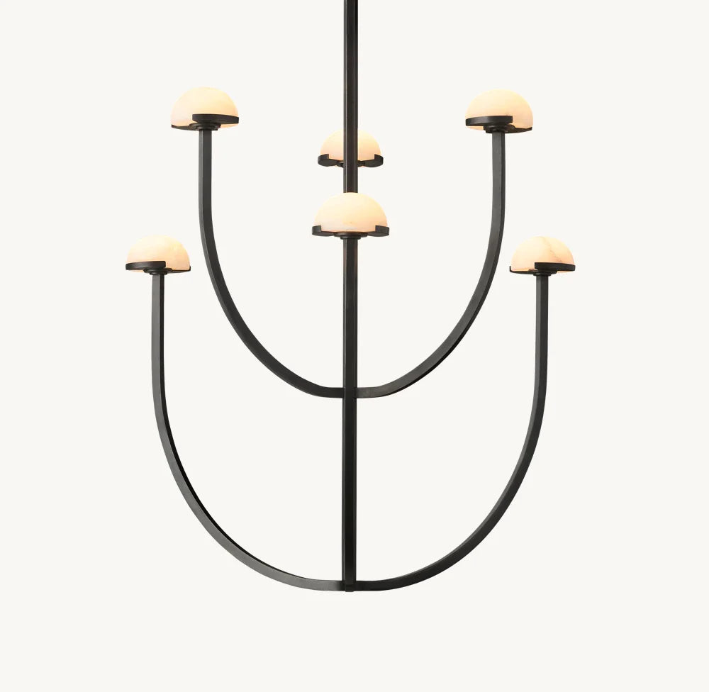 Pedra Round Chandelier 32"