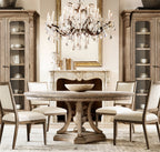 19th C. Rococo Iron & Crystal Round Chandelier 33"