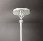 Boule De Cristal Clear Glass Rod Pendant