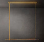 Audubon Crystal Single Bar Linear Chandelier 60"