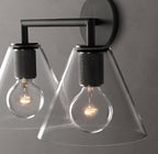 Utilitaire Funnel Shade Double Sconce
