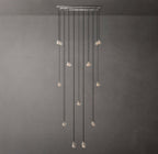 Pearl Rectangular Chandelier 54"