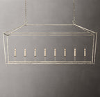 19th C. English Openwork Rectangular Chandelier 72"