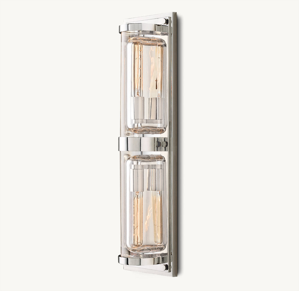 Savile Round Linear Sconce