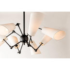 Buckingham 12-Light Chandelier in Aged Brass 54L x 54W x 23.5H