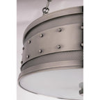 Gaines 6-Light Chandelier in Historic Nickel 30L x 30W x 7H