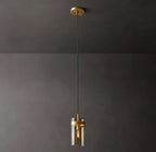 Ravelle Clear Glass Pendant 5"