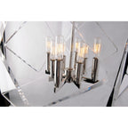 Travis 8-Light Chandelier in Aged Brass 20L x 20W x 26.5H
