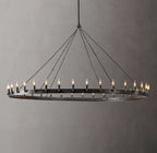 Camino Vintage Candelabra Round Chandelier 73"