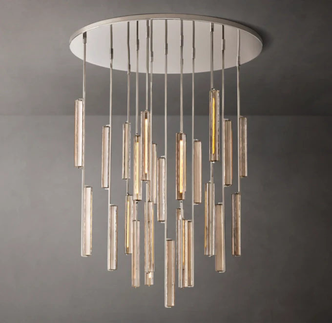 Audubon Crystal Round Chandelier 56"