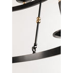 Allendale 16-Light Chandelier in Aged Brass 58L x 58W x 27.25H