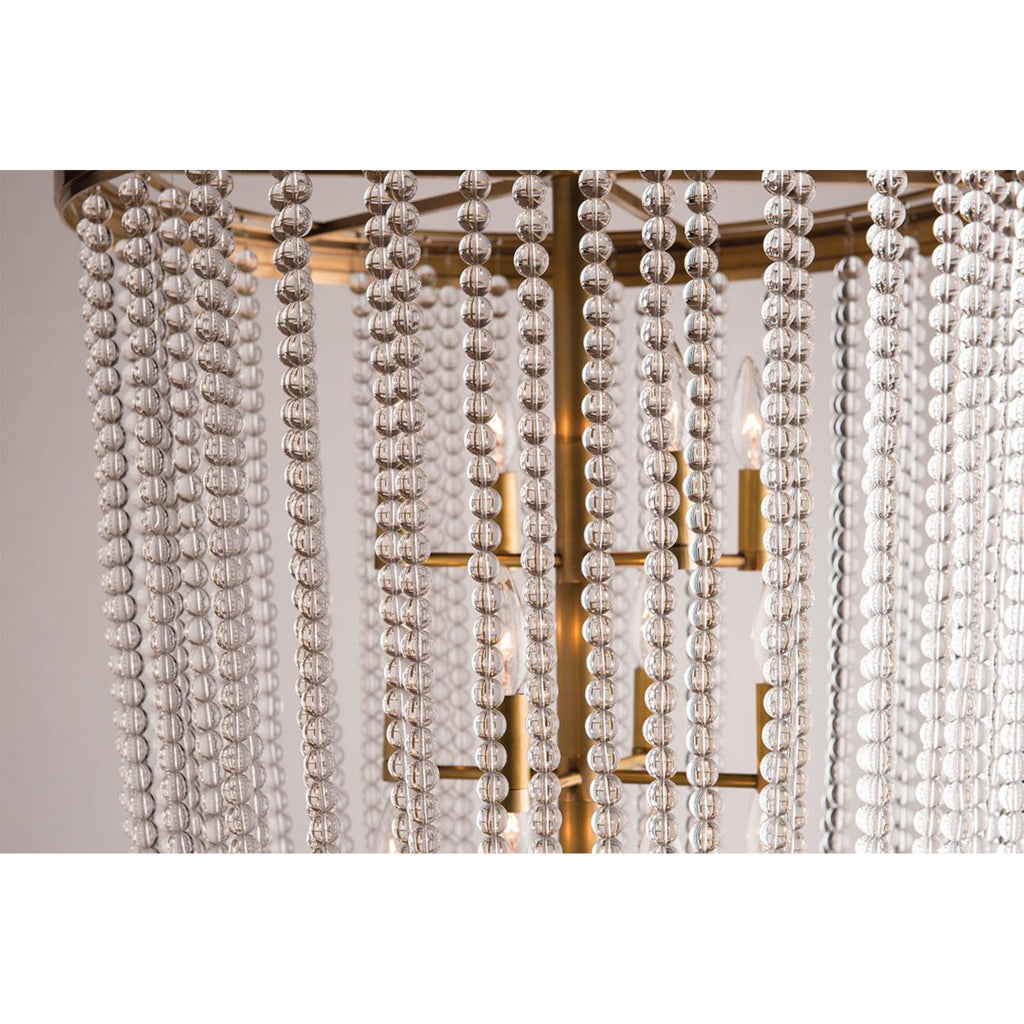 Royalton 6-Light Chandelier in Aged Brass 18.25L x 18.25W x 27.75H