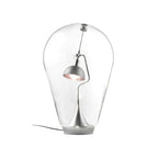 BeamGlow Rotating Glass Cylinder Table Lamp