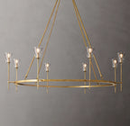 Torche De Verre Round Chandelier 58"