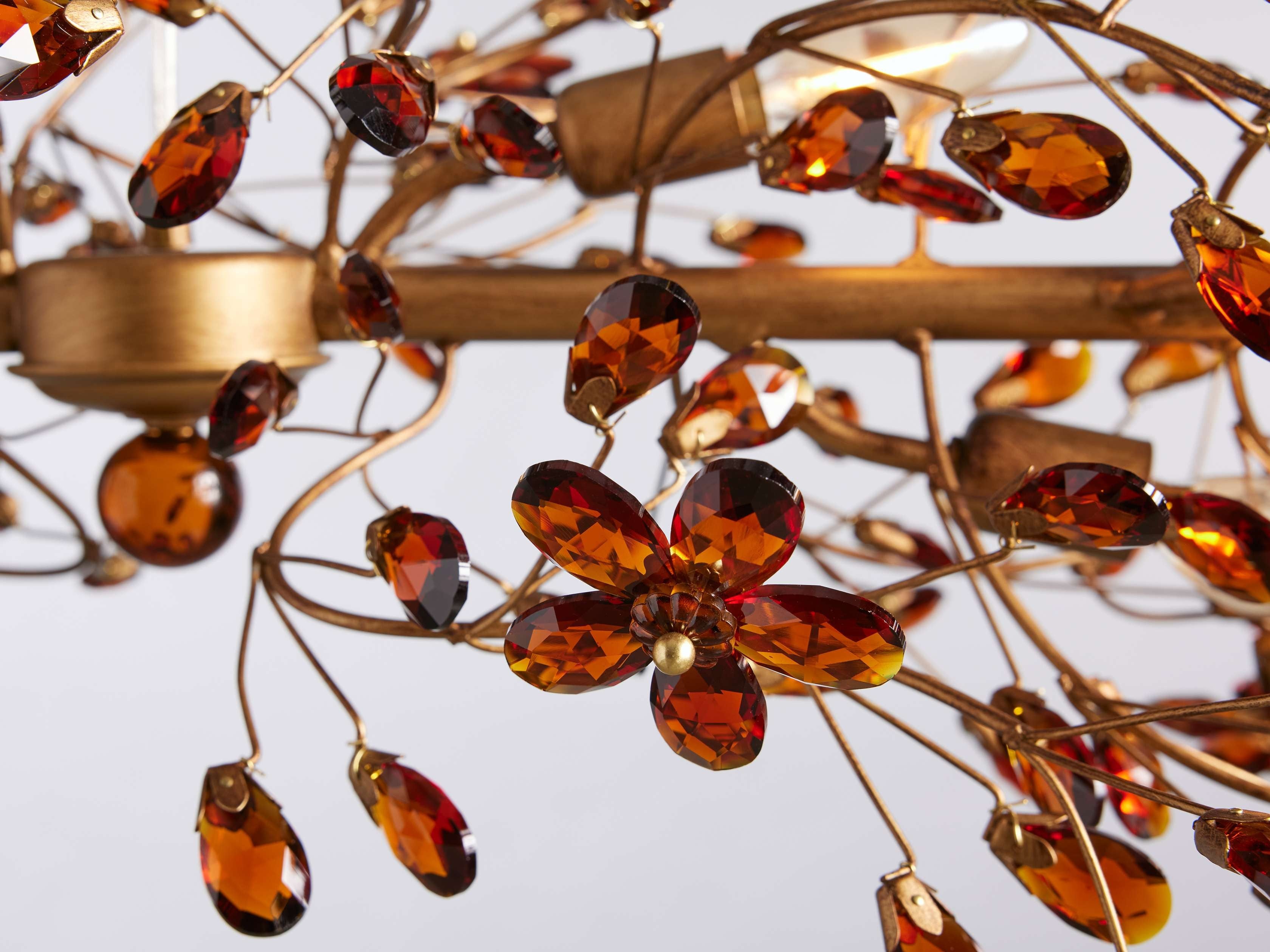 Bellafiora Crystal Vine Linear Chandelier