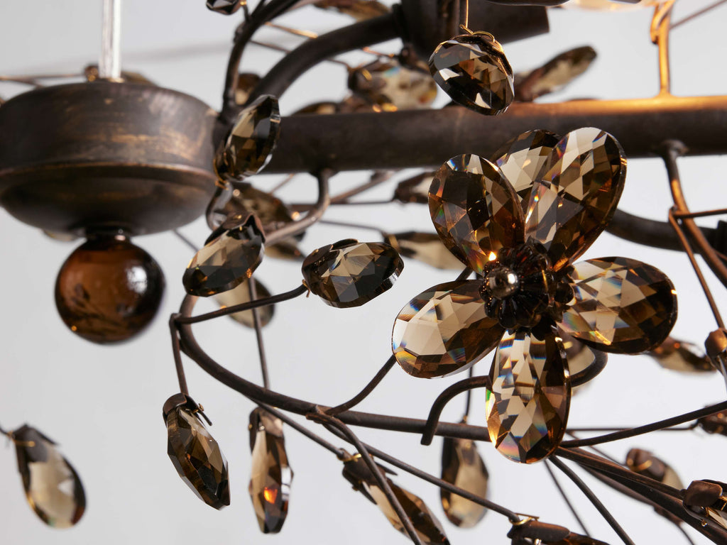 Bellafiora Crystal Vine Linear Chandelier
