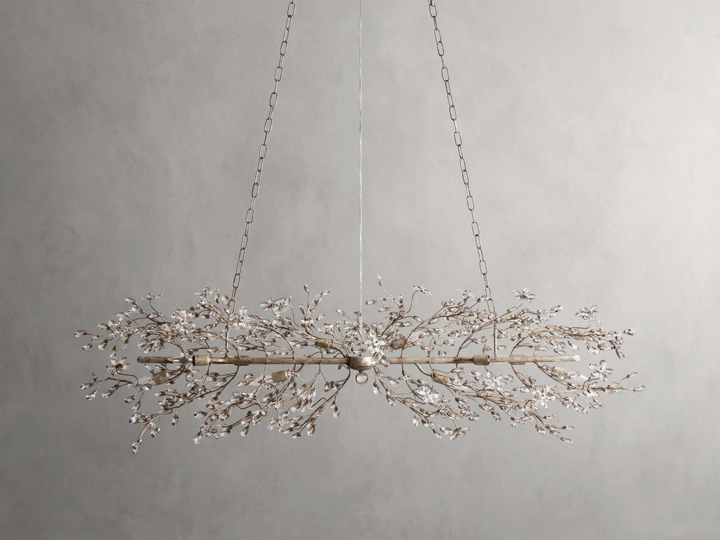 Bellafiora Crystal Vine Linear Chandelier