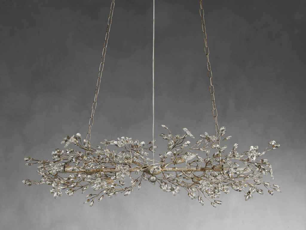 Bellafiora Crystal Vine Linear Chandelier