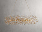Bellafiora Crystal Vine Oval Chandelier