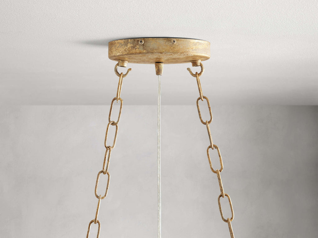Bellafiora Crystal Vine Oval Chandelier