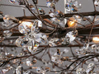 Bellafiora Crystal Vine Oval Chandelier