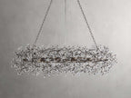 Bellafiora Crystal Vine Oval Chandelier
