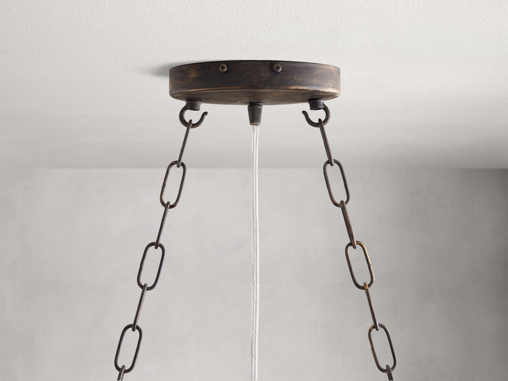 Bellafiora Crystal Vine Oval Chandelier