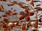 Bellafiora Crystal Vine Oval Chandelier