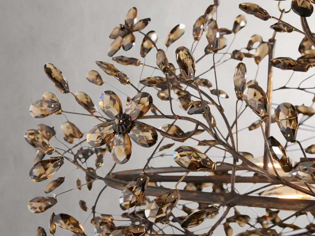 Bellafiora Crystal Vine Oval Chandelier